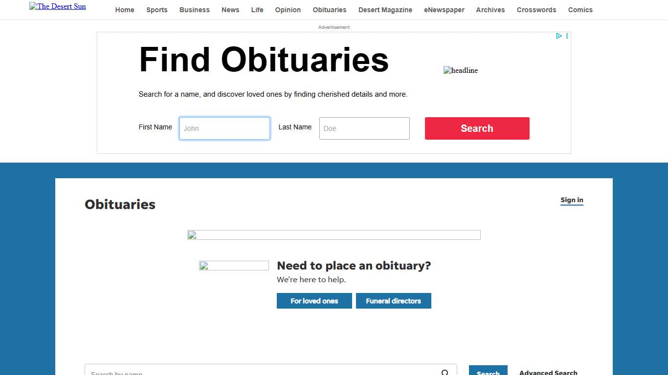 Obituaries in Palm Springs, CA | The Desert Sun